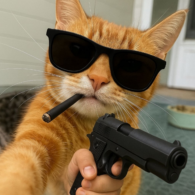 Gangster Cat