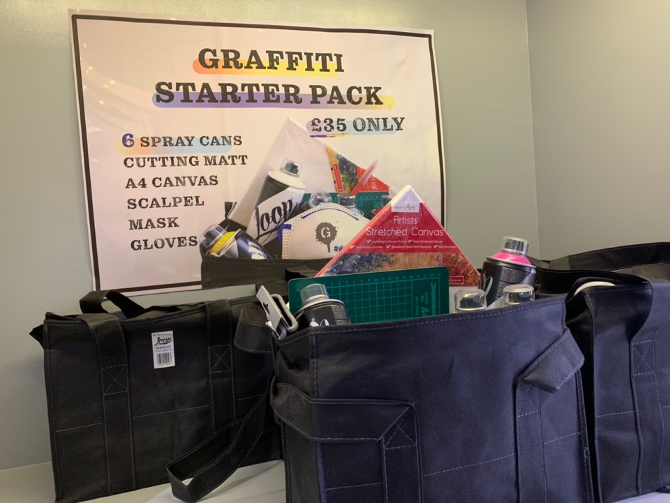 Buy your graffiti starter pack and practice some civil disobedience of your own! You might be