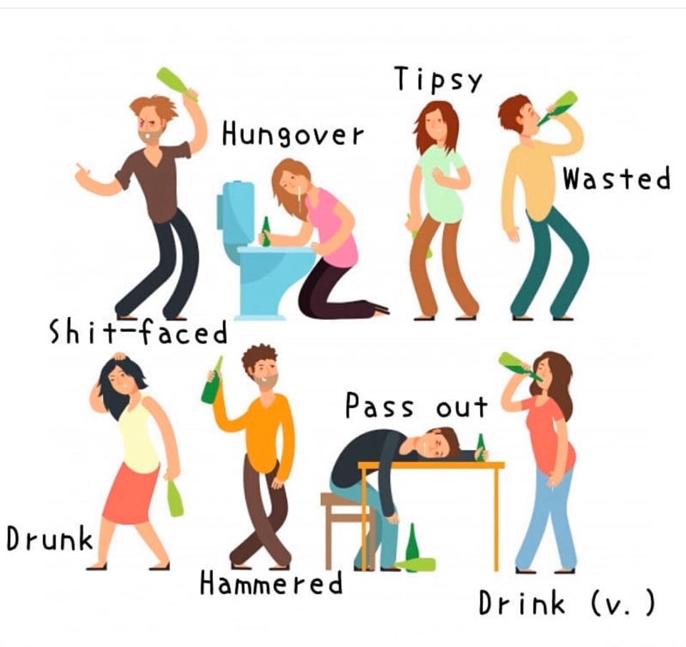 english-expressions-drinking-alcohol-drunk-unable-to-speak-or-act-in