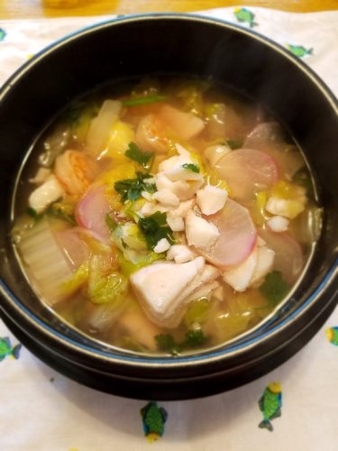 These are the dishes we made this week... bon appetit 🥰😋 *Daegu Tang ...