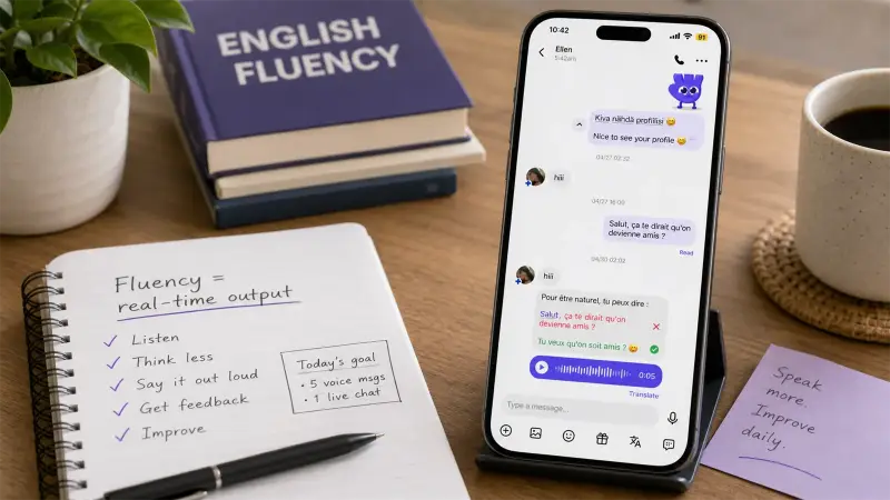 HelloTalk chat correction and voice-message feedback