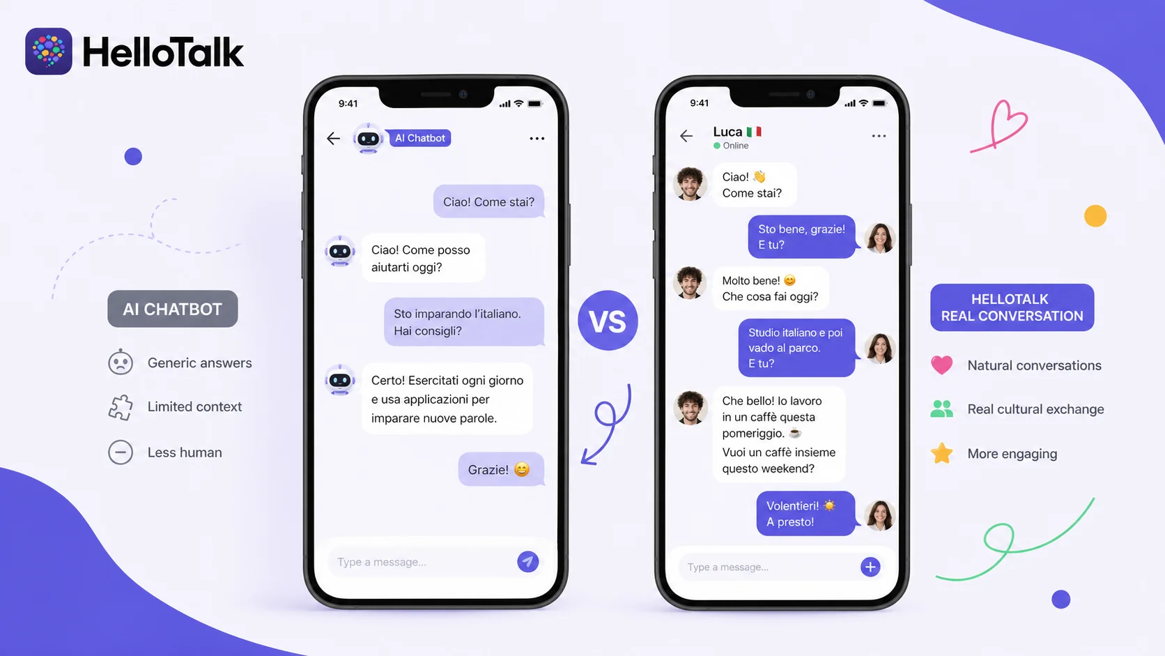 ai vs real chat
