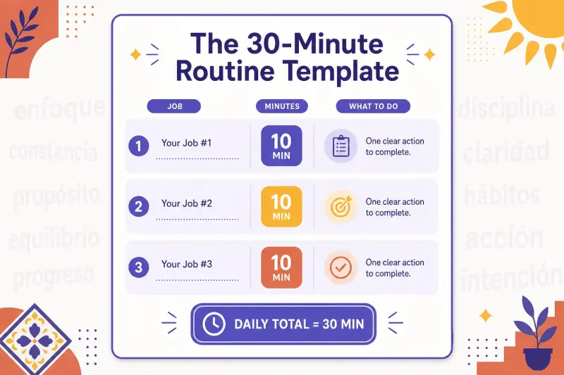 A Daily Spanish Practice Routine That Actually Moves the Needle (30 Minutes or Less) template