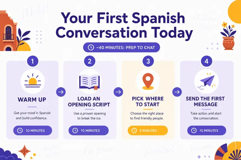 Your First Spanish Conversation: How to Make It Happen Today hero image