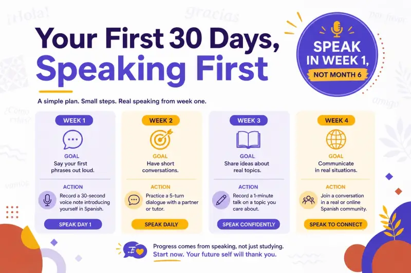 How to Start Speaking Spanish (Before You Think You're Ready) 30day