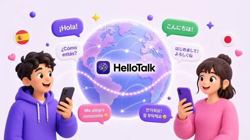 language exchange digital globe phones