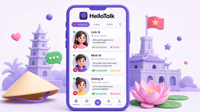 vietnamese partner matching interface
